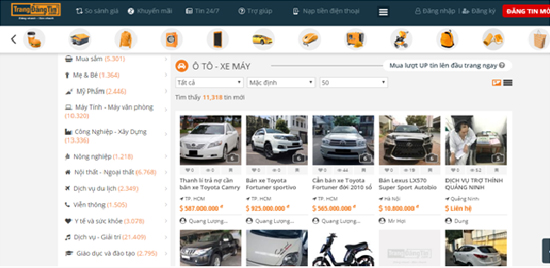 Với trangdangtin.com bạn sẽ dễ dàng lựa chọn những chiếc xe ô tô thể thao giá rẻ trên toàn quốc