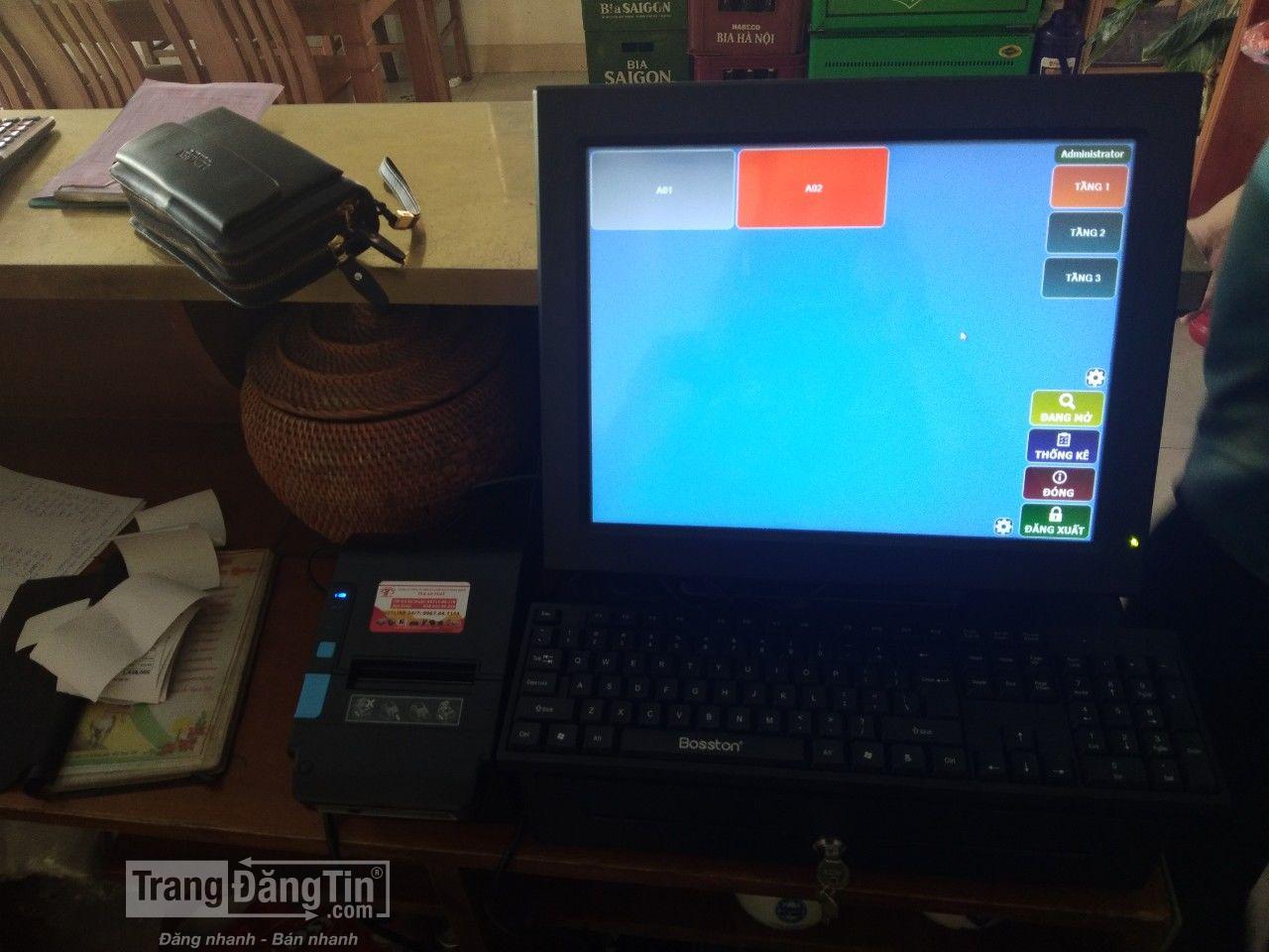 Máy tính tiền cảm ứng cho chuỗi cửa hàng dê tại Quảng Nam