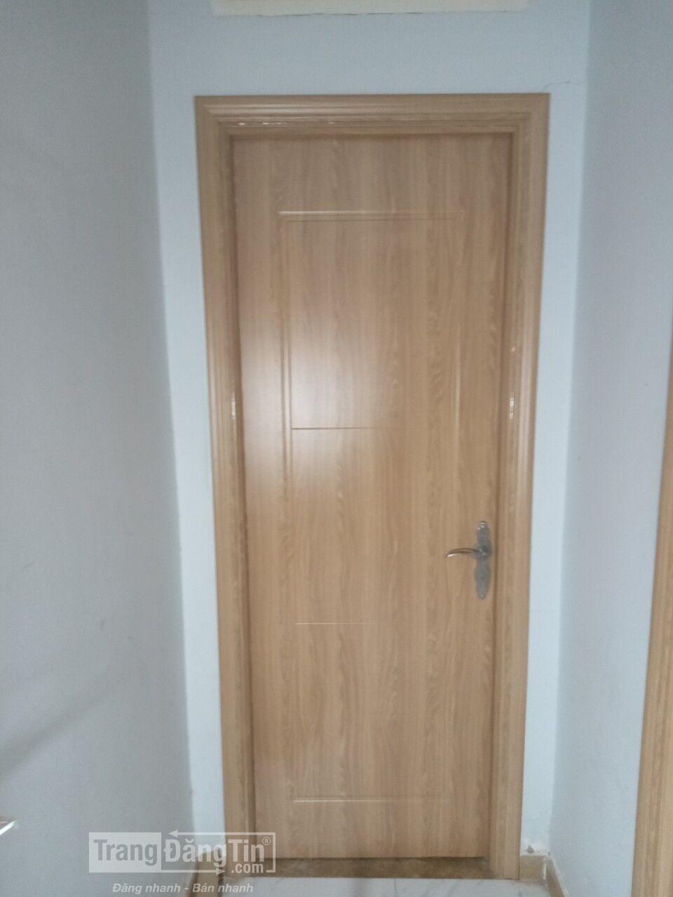 cửa gỗ HDF veneer rẻ tại nha trang