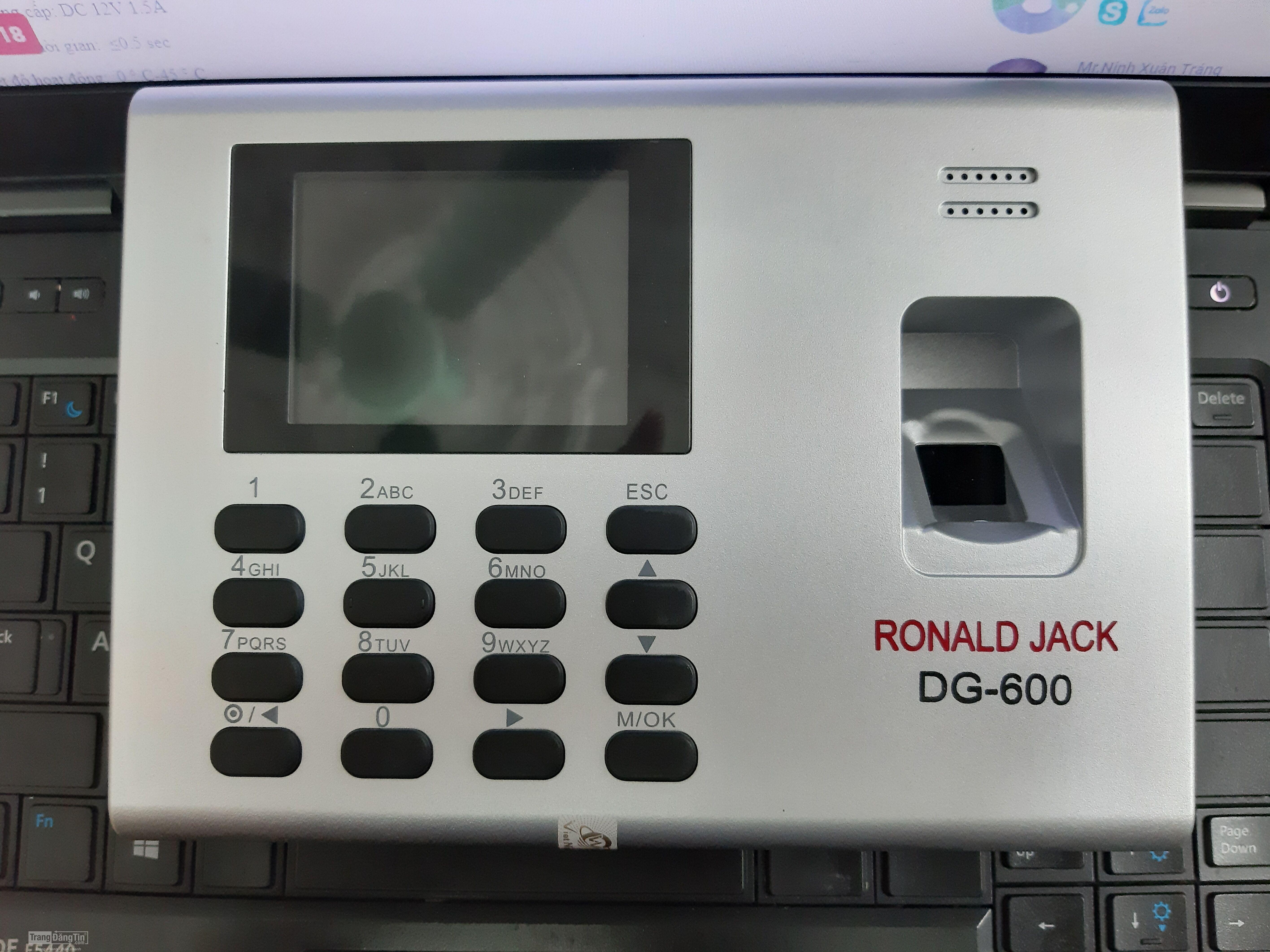 Máy Chấm Công Ronald Jack DG600ID